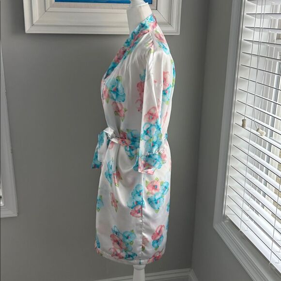 Vintage Secret Treasures Floral Sexy Slip Nightgown & Robe Set Small - Picture 6 of 15